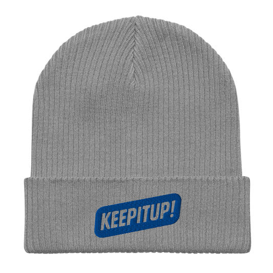 The KEEPITUP! Organic Ribbed Beanie