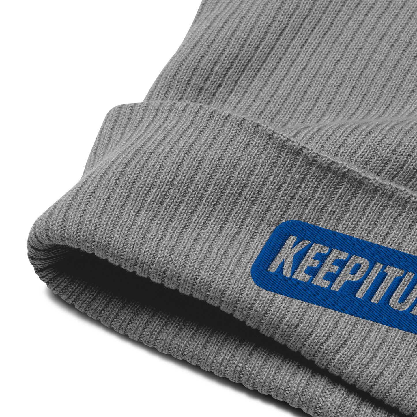 The KEEPITUP! Organic Ribbed Beanie
